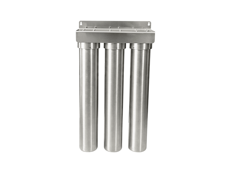 AquaVerde™ 3-Stage Stainless Steel Whole House Filtration System