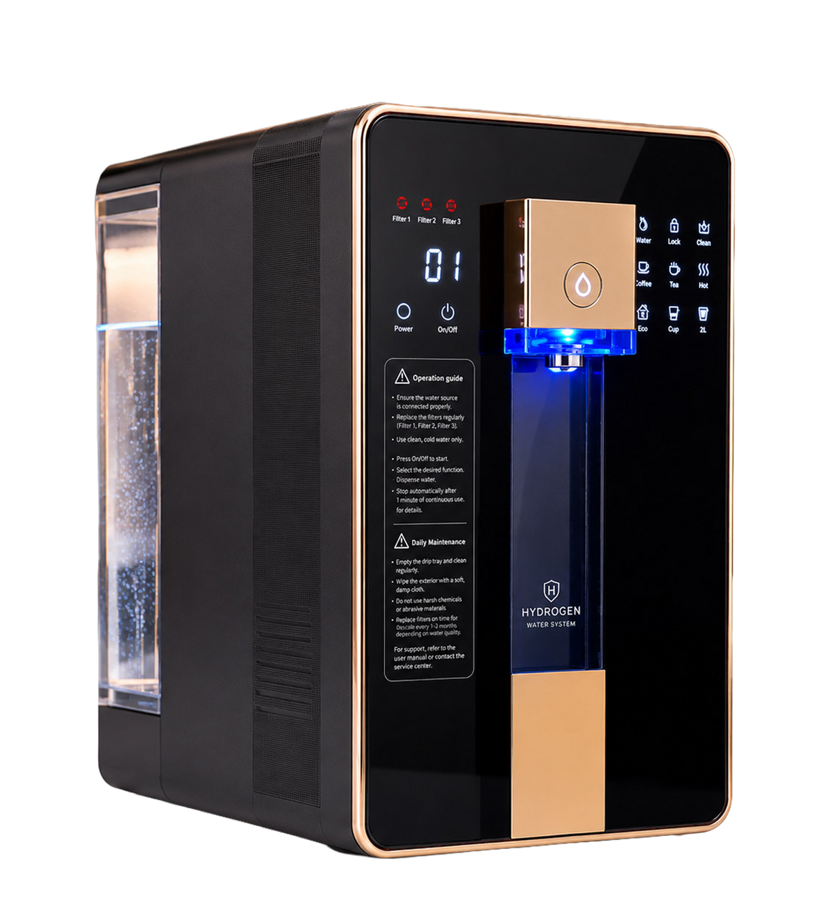 AquaVerde™ PURE™ Countertop RO Hydrogen Water Station