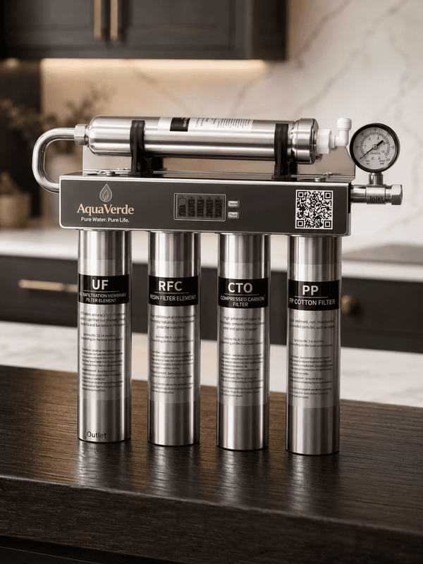 AquaVerde™ PURE™ UF5 Under-Sink Filtration System