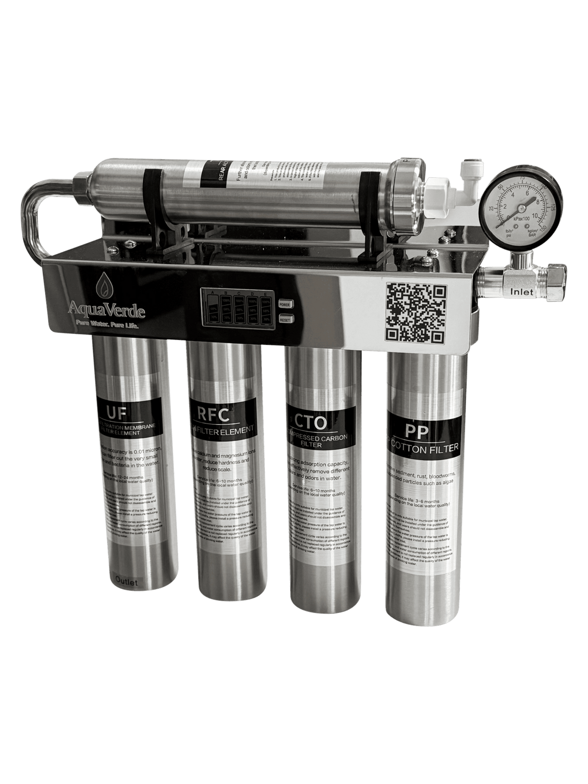 AquaVerde™ PURE™ UF5 Under-Sink Filtration System