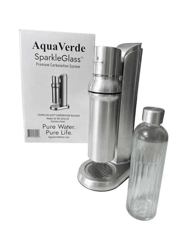 AquaVerde™ SparkleGlass™ Premium Glass Bottle