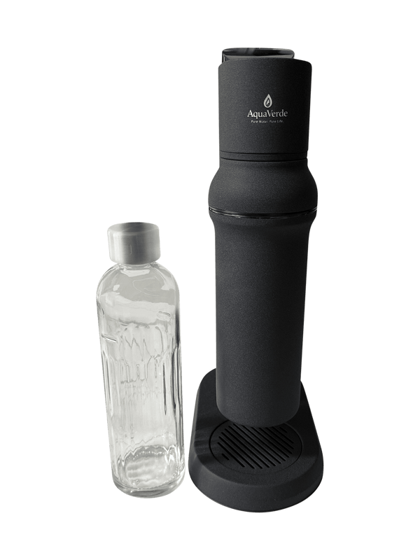 AquaVerde™ SparkleGlass™ Premium Glass Bottle